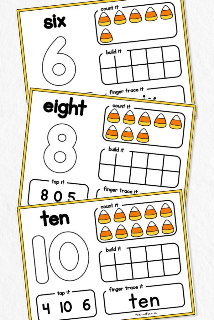 vertical image of the number 10 printable number mat suitable for pinning